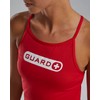 TYR Women's Standard Solid Durafast Elite Guard Tankini, Red, XS