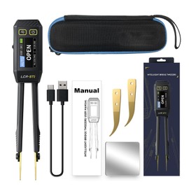 LCR Meter Tester Smart Bridge Tweezer Kit LCR Digital Bridge Tester Digital Bridge Meter LCR Meter Resistance Inductance Capacity Component Test (LCR-ST1 Tweezer Bridge)