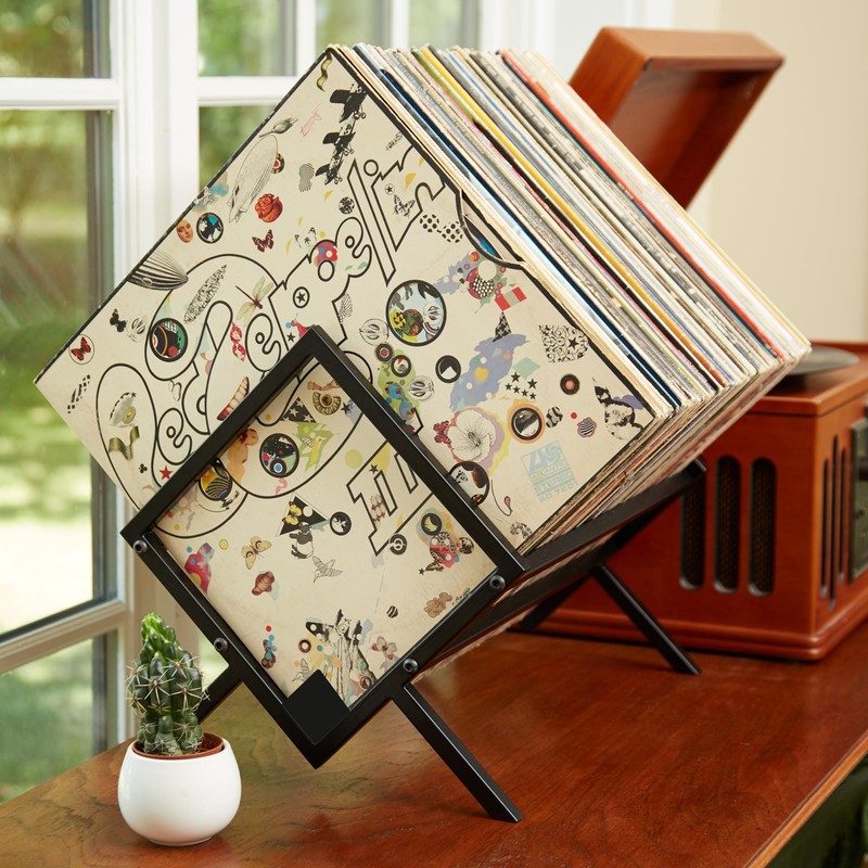 MODERN VINYL Record Storage Racks - Easy Assembly Vinyl Record