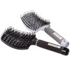 Boar Bristle Hair Brush Set – Curved and Vented for Wet and Dry Hair Detangling, Ideal for Women with Long, Thick, Thin, Curly, or Tangled Hair – Includes Vent Brush, Perfect Stocking Stuffers Gift Kit