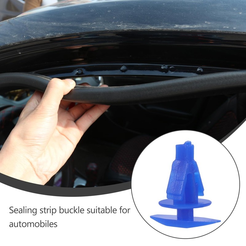 GLEAVI 100pcs Car Weatherstrip Clip Auto Fastener Auto Weather Strip