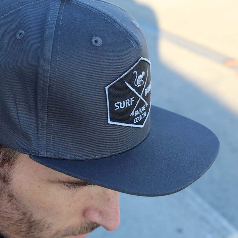 Snapback Cap for Men - Surf Monkey Patch Front -