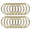 sourcing map 14pcs Shower Curtain Rings, 1.3 Inch ID Metal