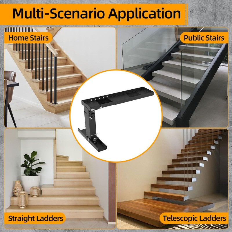 Upgrade Ladder Leveler for Stairs, Heavy-Duty Ladder Leveler for Extension