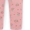 Purebaby Thick Rib Leggings - Blush Woodland Flower, 4