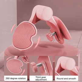 Pelvic Floor Strengthener for Women & Men, Adjustable Thigh Exerciser for Inner Thigh Hip Arm Leg Back Training, Thigh Master for Home Gym Use