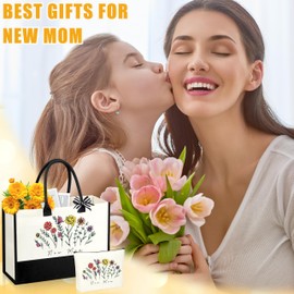 SiplyHaven New Mom Gifts For Women Tote Bag Mom To Be Gift Basket New Moms Care Package After Baby Pregnancy Gifts For Expecting First Time Moms Gift
