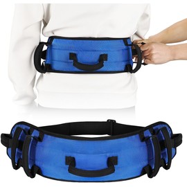 Gait Belt Transfer Belt with 3 Handles, Medical Nursing Safety Patient Assist, Transfer Gate Belts for Lifting Elderly & Patient Physical Therapy, Easy to Use Quick Release Gait Belt for Nursing Use