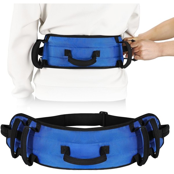 Gait Belt Transfer Belt with 3 Handles, Medical Nursing Safety