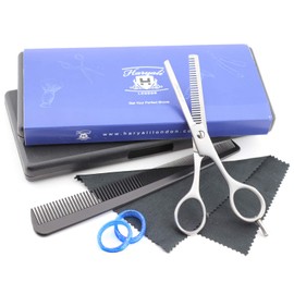 Haryali London Hairdressing Scissors, Professional Hair Scissors, Hairdressing Scissors, Hair Cutting Scissors, Hair Cutting Scissors, for Men and Women (Effilation Scissors)