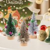 Healifty Mini Christmas Trees Table Decor: 12pcs Artificial Small Xmas