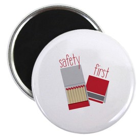 CafePress Safety Matches Magnets 2.25" Magnet (100 pack)