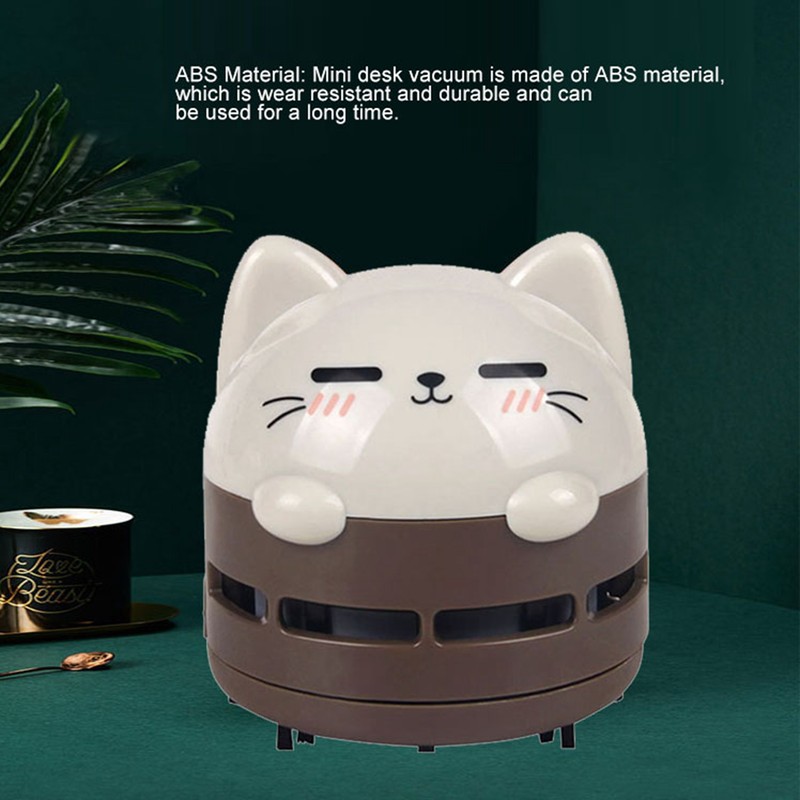 Desktop Vacuum Cleaner for Student Strong Adsorption Power Cordless Desk