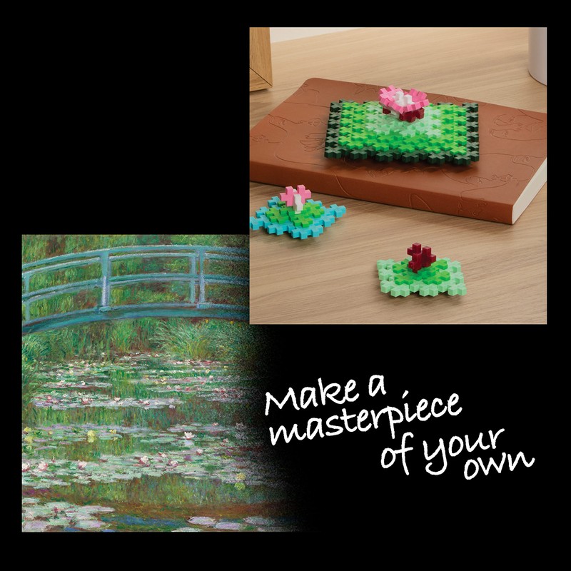 PLUS PLUS - Inspired - Monet, The Japanese Footbridge -