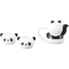 SAN4263 Cute Tableware Teapot & Tea Cup Set, Panda Parent-Child
