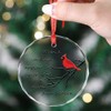 Tesuivra Red Cardinal Christmas Ornament Red Cardinal Memorial Ornament for