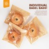 Foranda Foranda 200 Pack Heat Sealable Bakery Bags with Window,