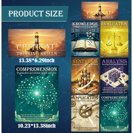 7Pcs Thinking Poster Social Studies Bulletin Board Decoration for Classroom