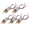 5x Micro Mini N20 Gear Motor DC 5V Slow Speed