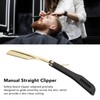 Foldable Beard Clipper Stainless Steel Safety Manual Vintage Straight Clipper