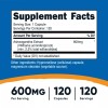 Nutricost Ashwagandha Raíz Suplemento Herbal 600mg (120 Cápsulas)