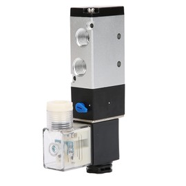 Válvula de Aire Solenoide 4V210 8 Válvula de Aire Solenoide 4V210 08 Válvula de Control Neumática de 2 Posiciones y 5 Puertos Válvula de Control Neumática Interna Pilotada (CC12V)