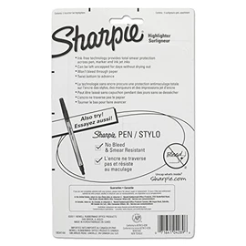 Sharpie, Resaltadores Gel, Punta Bala, Colores Surtidos, 5 Piezas