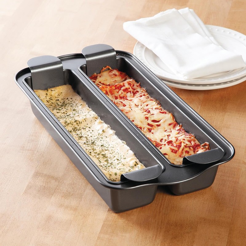 Fox Valley Traders Nonstick Double Row Lasagna Pan by Home