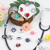 Cute Cat Dog Paws Stethoscope Charms for Nurses Veterinary