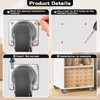 Yonality set da 4 ruote per mobili 50 mm, ruote