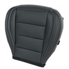 AOUTTUOA Black Driver Side Bottom Perforated Replacement Microfiber Leather Replacement