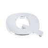 Modengzhe 3D Metal Car Emblem Letter Q Sticker Chrome Plating