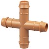 Jayee Drip Irrigation Fittings Kit for 1/2" Tubing, 18 Pieces