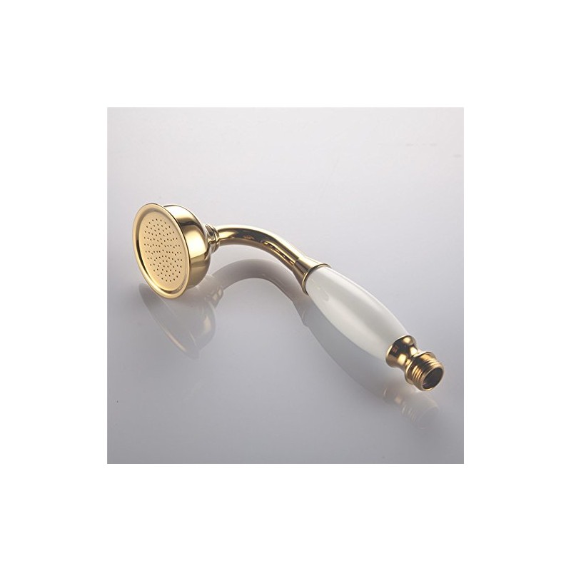 Skybath Shower Head Traditional Victorian Style Golden Handheld Shower Sprayer