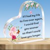 JMIMO Valentines Gifts For Girlfriend Wife Heart Plaque Keepsake Love