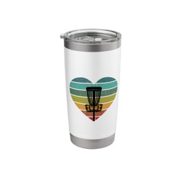Disc Golf Frisbee Basket Target Basket Catch Basket I Love Disc Golf Stainless Steel Insulated Tumbler