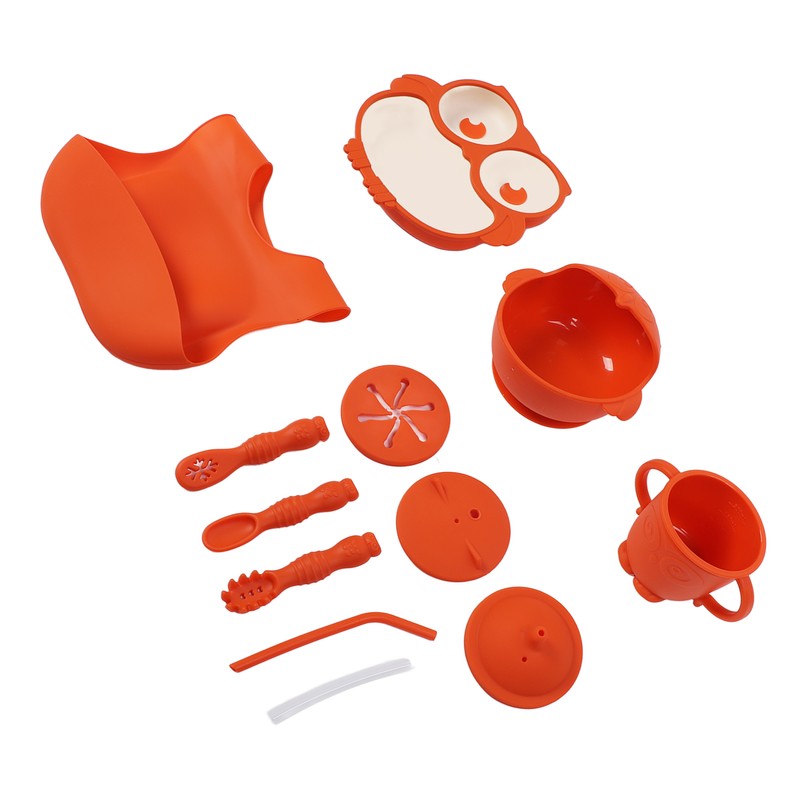 Baby Led Weaning Supplies Owl Shape Teether Safety Strong Suction