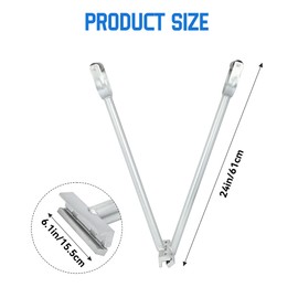 tonchean Hand Seamers Sheet Metal Tools 2-in-1 Heavy Duty Metal Bending Tool Professional Metal Bending Pliers for Bending and Seaming Metal Edge