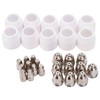 Plasma Consumable Kit P80 Electrode Tip Ceramic Nozzle Set Accessories