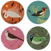 Charley Harper Feathered Friends Absorbent Stone Coaster Set