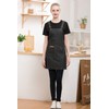Denim Cross-Back Chef Bib Apron with Pockets for Men and