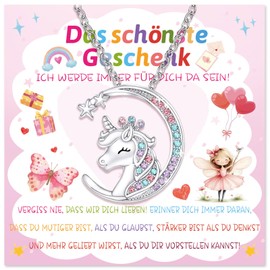 Unicorn Gifts for Girls, Unicorn Chain Girls Small Gifts, Small Items for Advent Calendar, Unicorn, Advent Calendar Filling Girls, Santa Claus Gifts, Christmas Gifts for Girls