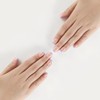 evpct Press on Nails Short Square for Women, Light Purple