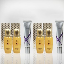 Sooryehan Hwayun 3 types skin x 2 + emulsion x 2 + freckle cream x 2 single item women's basic cosmetics set / 수려한 화윤 3종 스킨x2개+에멀전x2개 +기미크림x2 단품 여성 기초화장품세트