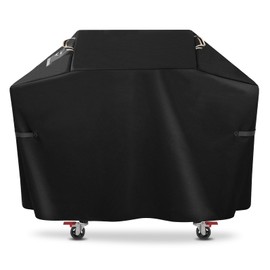 Ultima Durable 60 Inch Grill Cover for Outdoor Grill,Heavy Duty Waterproof Rip-Proof Gas Grill Cover,Fade Resistant BBQ Cover with Straps,3-4 Burner Barbecue Cover for Weber Char-Broil Nexgrill,etc