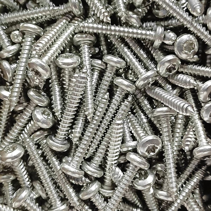 Qrity 50PCS M4x20mm Self Tapping Screw, Torx Pan Head Screws,