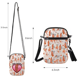 WUSUANED Marcus The Worm Crossbody Bag Funny Meme Gift Worm Character Lover Gift Hello Robert Bag