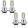 Edearkar H7 LED Headlight Bulb (4-Pack) H7 80W 3570 2SMD