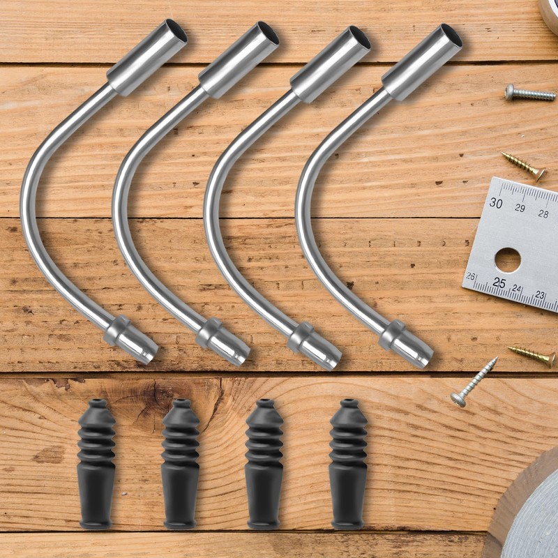 Bike V Brake Noodle Cable Guide Pipe Set, with 4