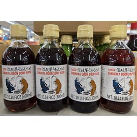 Sanukiya Udon Soup Base 10.14fl oz 300ml (Four Bottles)